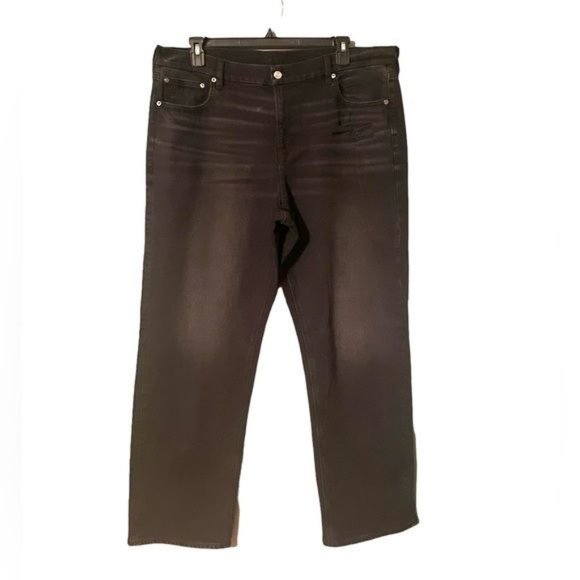American Eagle AE Women’s Curvy Straight Stretch Jeans Plus Size 20 Baggy Y2K - Picture 1 of 10